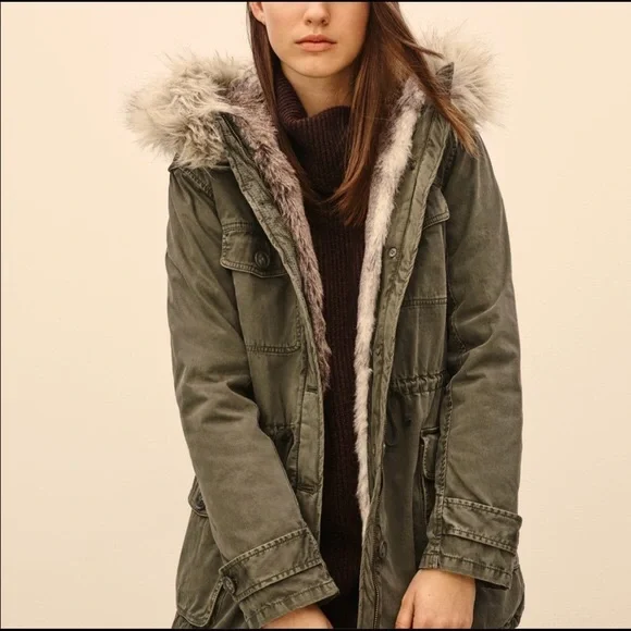 Talula Jackets Coats Aritzias Talula Faux Fur Lined Trooper